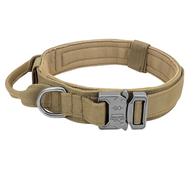 Perro fuerte táctico militar de la mascota. Entrenamiento de mascotas collares de perros grandes Bulldog francés K9. - Mascotalux