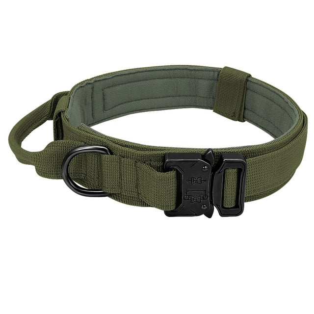 Perro fuerte táctico militar de la mascota. Entrenamiento de mascotas collares de perros grandes Bulldog francés K9. - Mascotalux