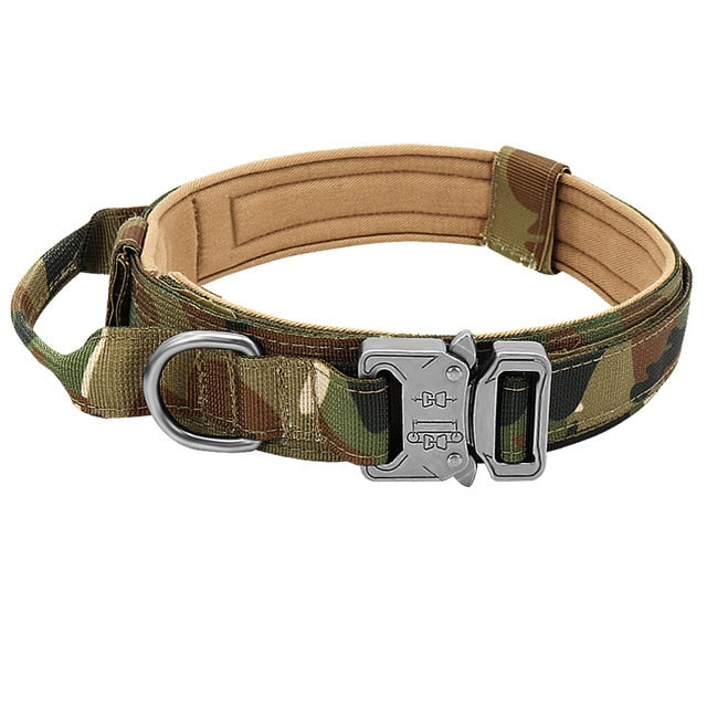 Perro fuerte táctico militar de la mascota. Entrenamiento de mascotas collares de perros grandes Bulldog francés K9. - Mascotalux