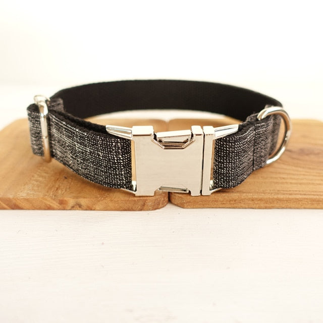 Collar personalizado para perro. Con placa de identificación y grabado gratis. - Mascotalux
