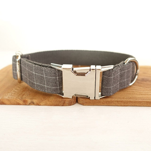 Collar personalizado para perro. Con placa de identificación y grabado gratis. - Mascotalux