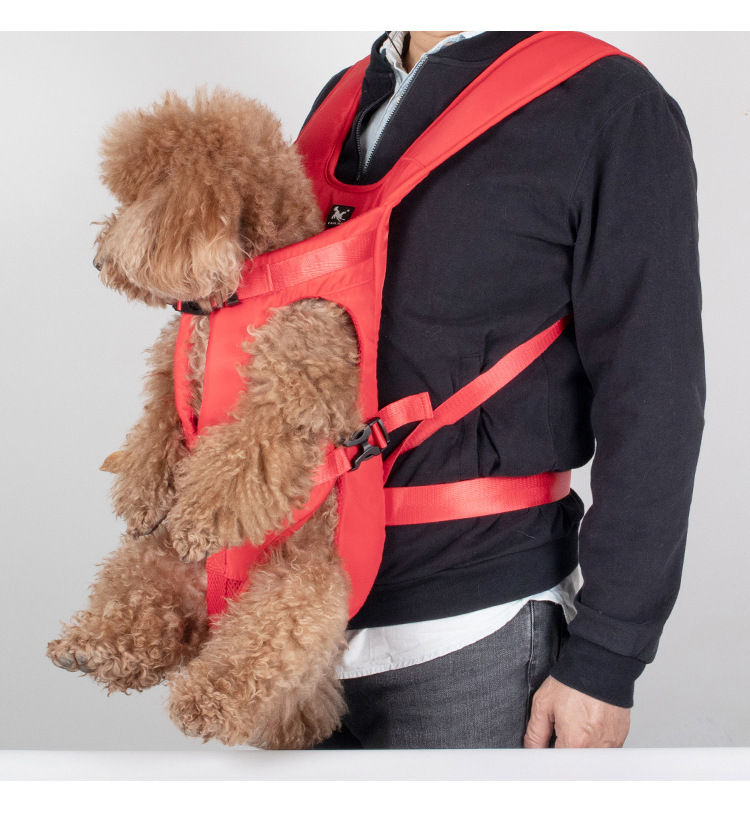 Mochila transportadora para mascotas, bolso frontal de viaje.