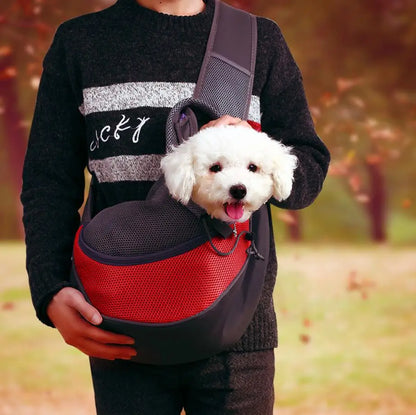 Mochila de transporte. Bolso de viaje de malla Oxford para mascotas.