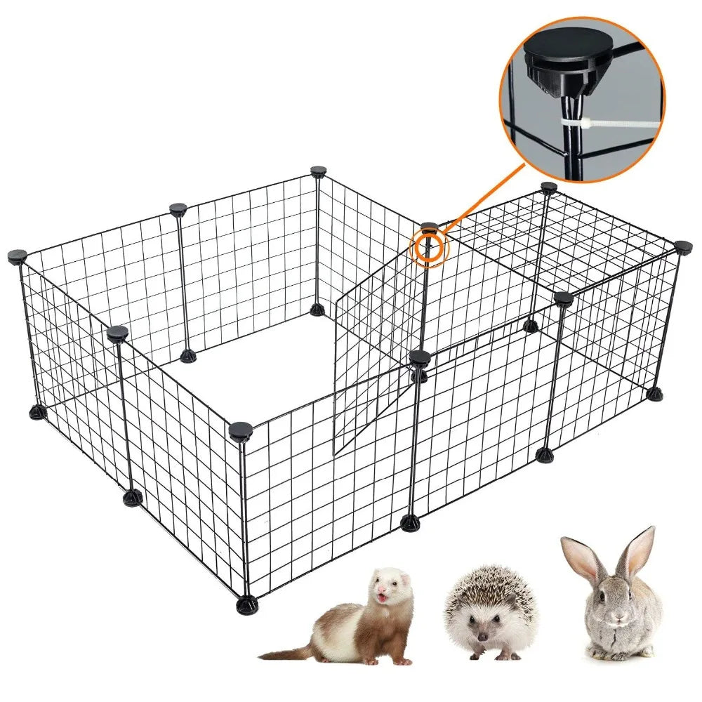 Cercas para mascotas. Puerta plegable. Protector de seguridad. Instalación fácil. Perrera para cachorros. Entrenamiento para ejercicio en casa. - Mascotalux