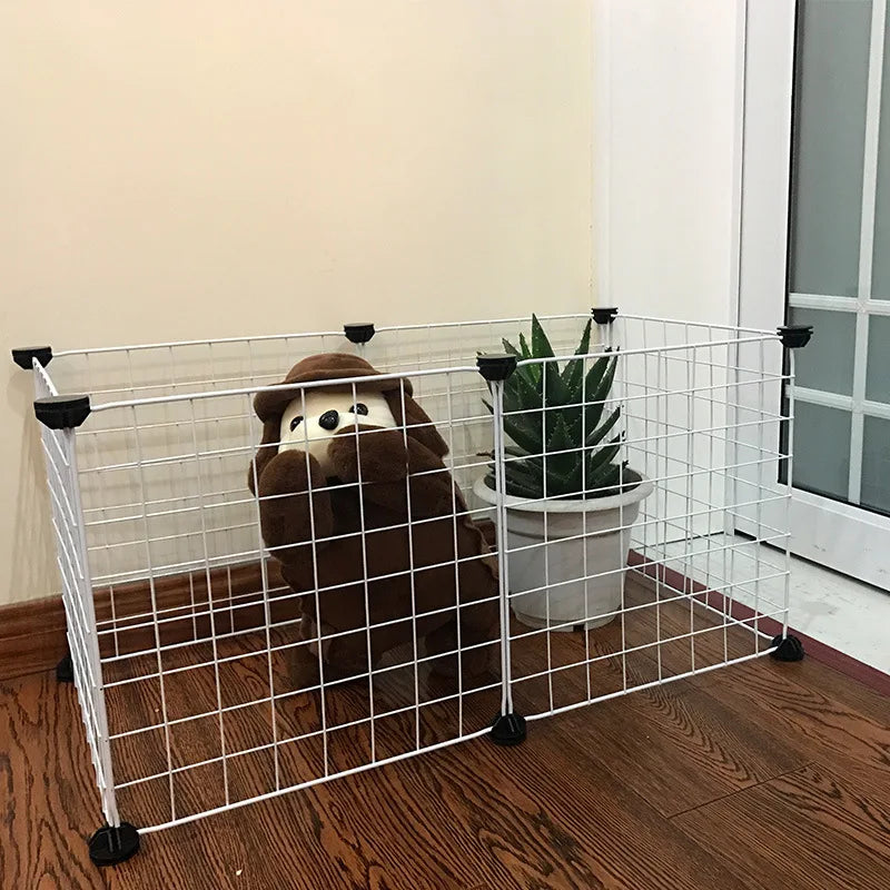 Cercas para mascotas. Puerta plegable. Protector de seguridad. Instalación fácil. Perrera para cachorros. Entrenamiento para ejercicio en casa. - Mascotalux