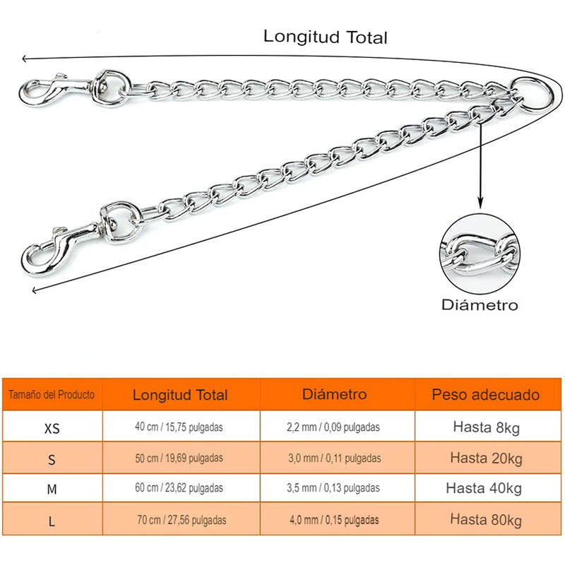 ¡Pasea a tus Peludos Compañeros con Estilo y Seguridad! Acoplador de Correa Doble de Metal para Perro, Divisor de Plomo a Prueba de Mordeduras sin Enredos