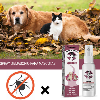 Pulverizador de Piel para Mascotas: ¡Dile Adiós a las Pulgas y Mosquitos!