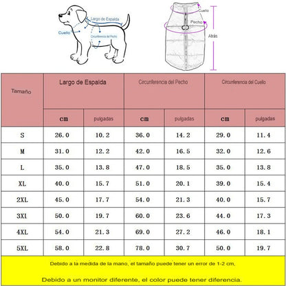 Abriga a tu perro con estilo: Chaleco impermeable de invierno