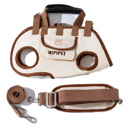 Mochila transportadora multifuncional para perros pequeños