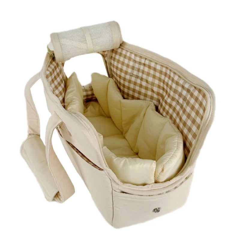 Bolso portátil para mascotas pequeñas 🐾 | ¡Comodidad y estilo en cada paseo!