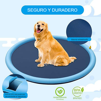 Alfombrilla de agua para perros y gatos. ¡La forma perfecta de mantenerse fresco este verano!