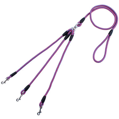 🚶♂️Pasea con Confianza: Correa Triple Antienredos para Perros y Gatos