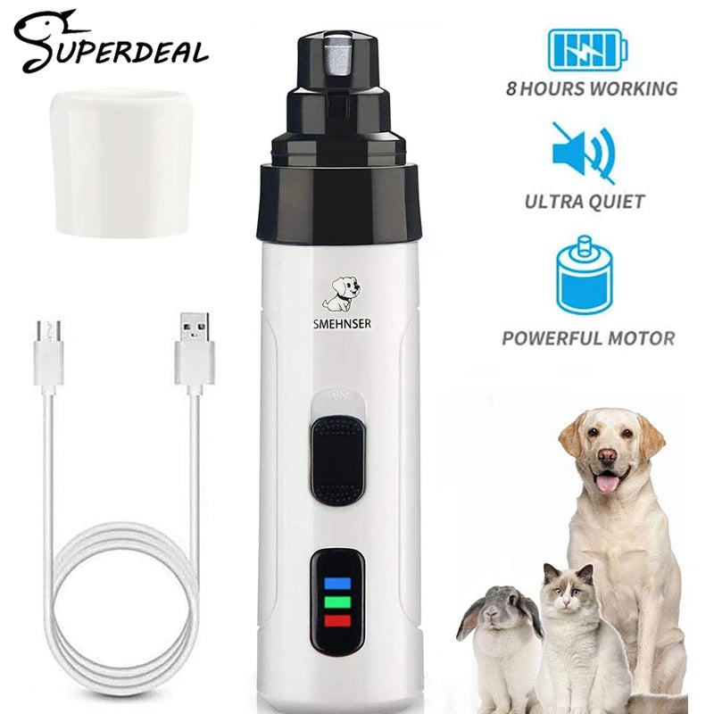 Molinillo de uñas eléctrico para perros, gatos y roedores | BOUSSAC