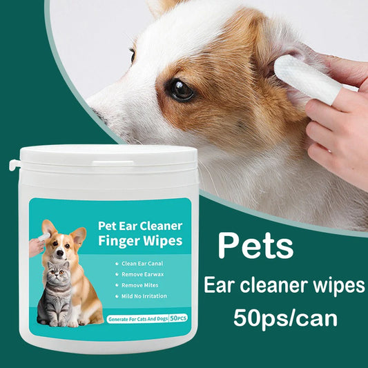 🧼 Toallitas para oídos de perros y gatos | Limpieza fácil y sin estrés