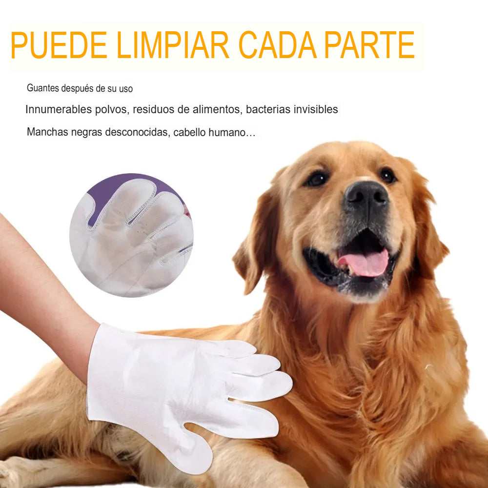 ¡Transforma el Cuidado de Tu Mascota con Nuestros Guantes de Limpieza Desechables!