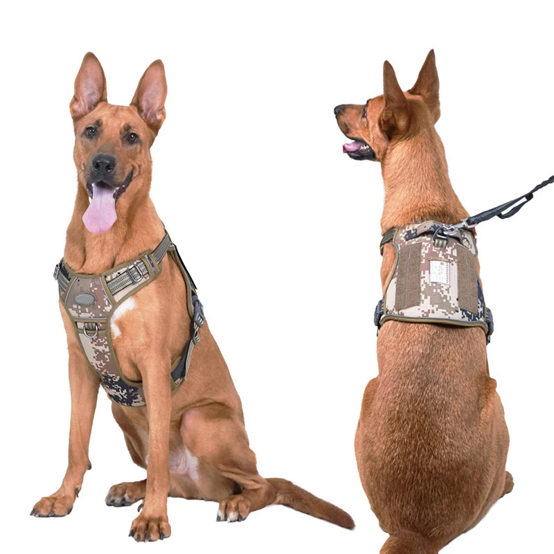 Descubre el Arnés Táctico Definitivo para Perros Grandes: Seguridad, Comodidad y Control en un Solo Producto