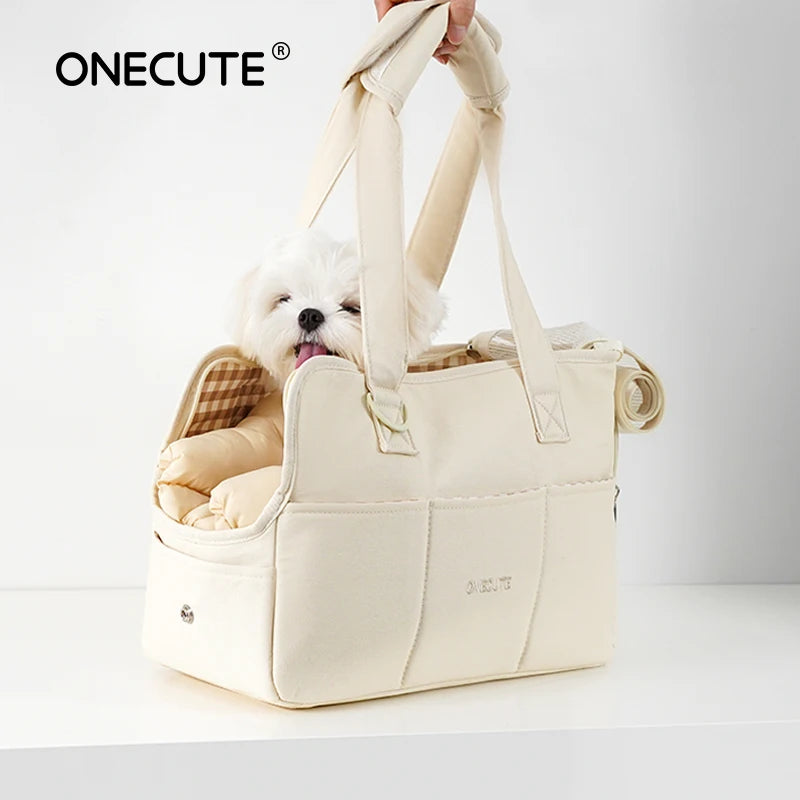 Bolso portátil para mascotas pequeñas 🐾 | ¡Comodidad y estilo en cada paseo!