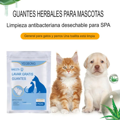 ¡Transforma el Cuidado de Tu Mascota con Nuestros Guantes de Limpieza Desechables!