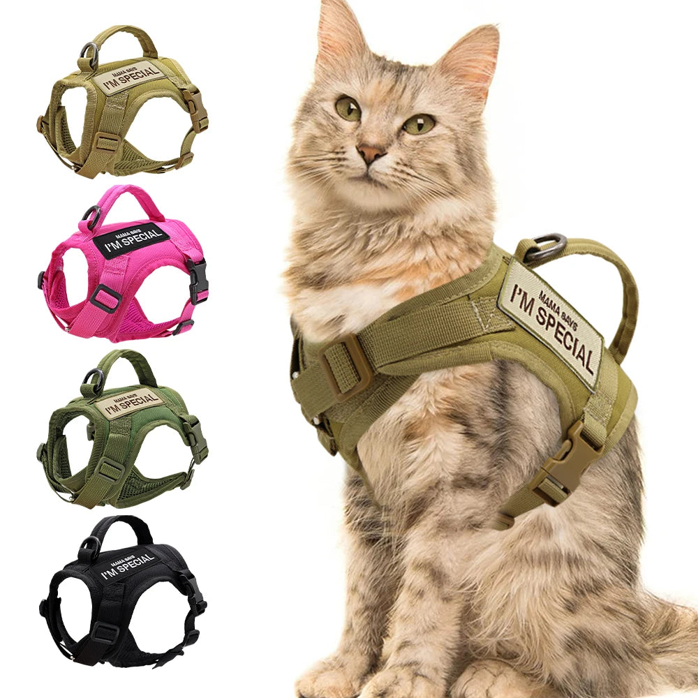 Arnés Táctico para Gatos: Seguridad, Estilo y Comodidad en Cada Paseo