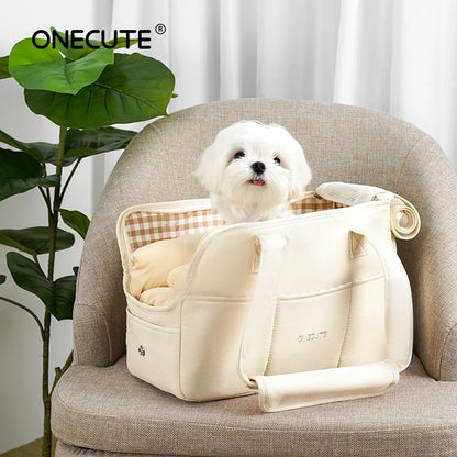 Bolso portátil para mascotas pequeñas 🐾 | ¡Comodidad y estilo en cada paseo!