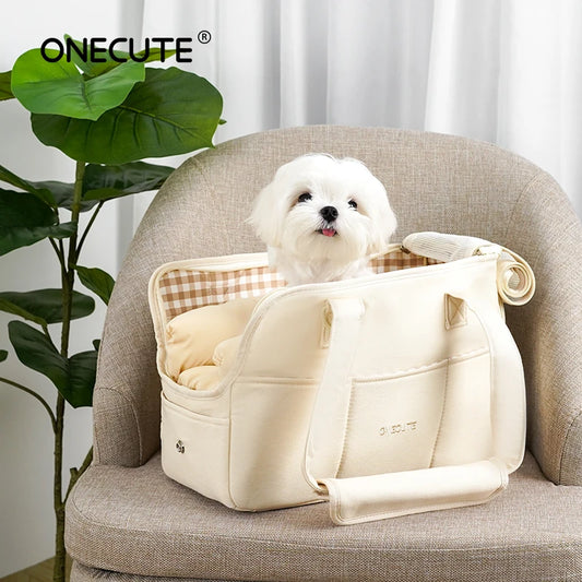 Bolso portátil para mascotas pequeñas 🐾 | ¡Comodidad y estilo en cada paseo!
