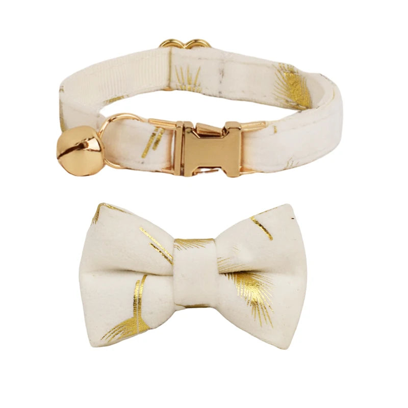 ✨ Collar con Moño para Gato 🐱 | ¡Personalízalo con su Nombre! ✨