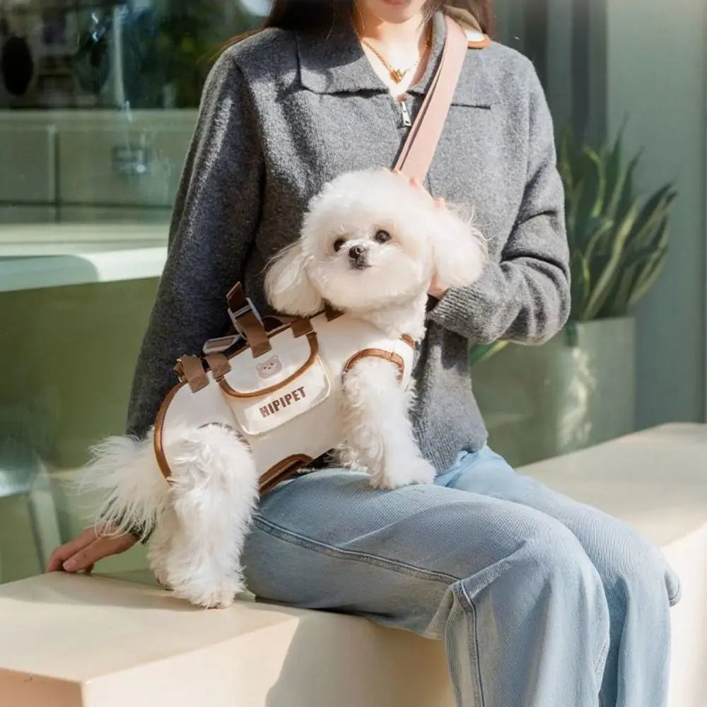 Mochila transportadora multifuncional para perros pequeños