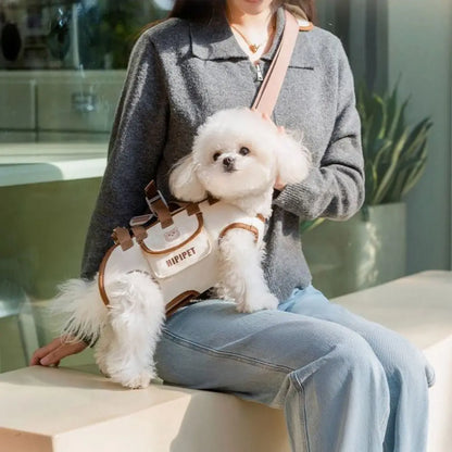 Mochila transportadora multifuncional para perros pequeños