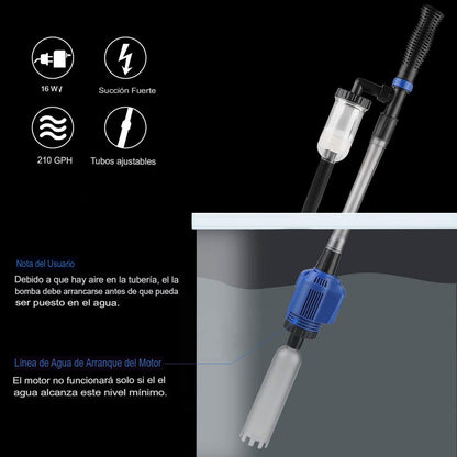 ¡Mantenimiento de Acuarios Simplificado! Descubre el Limpiador Automático de Peceras Sunsun HXS-02