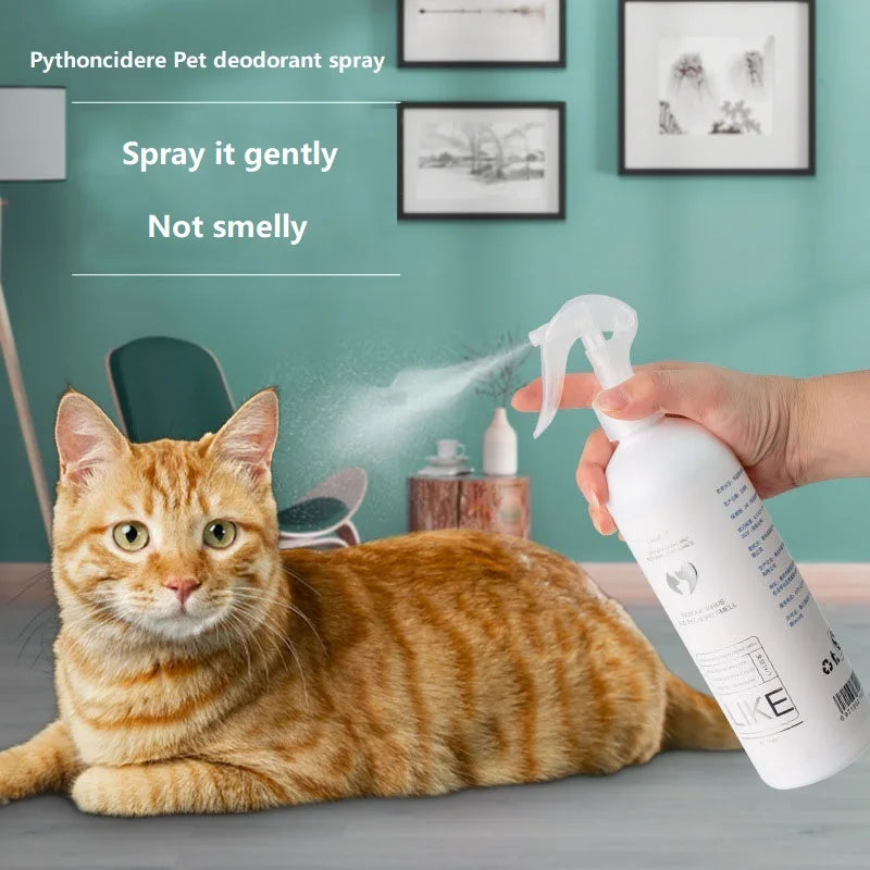 Spray Natural para Mascotas | ¡Elimina Olores y Refresca al Instante!