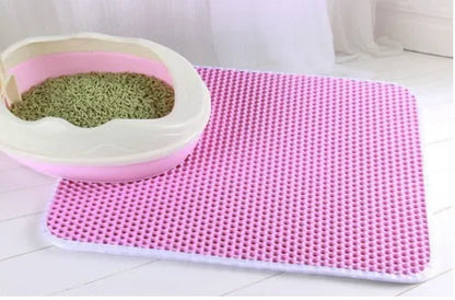 Estera 2 en 1 para gatos | Hogar limpio + regalo sorpresa 🐾