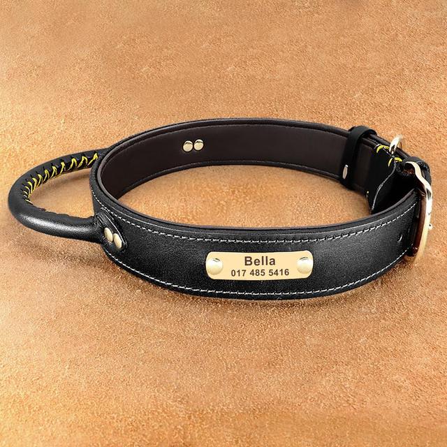 Collar de Cuero Personalizado: Estilo, Comodidad y Seguridad en Uno - Mascotalux