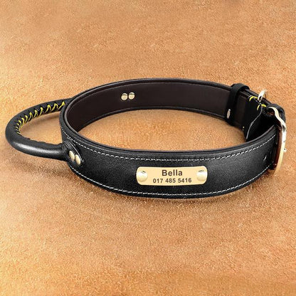 Collar de Cuero Personalizado: Estilo, Comodidad y Seguridad en Uno - Mascotalux