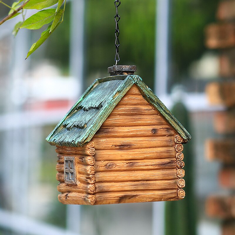 ¡Convierte tu Jardín en un Refugio Natural! Villa de Pájaro al Aire Libre: Arte en Resina para un Hogar de Plumas.