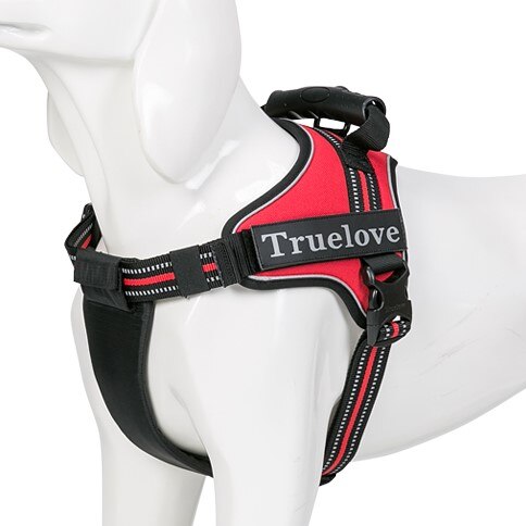 Truelove - arnés para perros sin tirones, reflectante, costura, almohadilla extraíble para el pecho. - Mascotalux