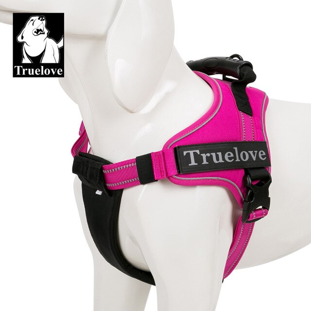 Truelove - arnés para perros sin tirones, reflectante, costura, almohadilla extraíble para el pecho. - Mascotalux