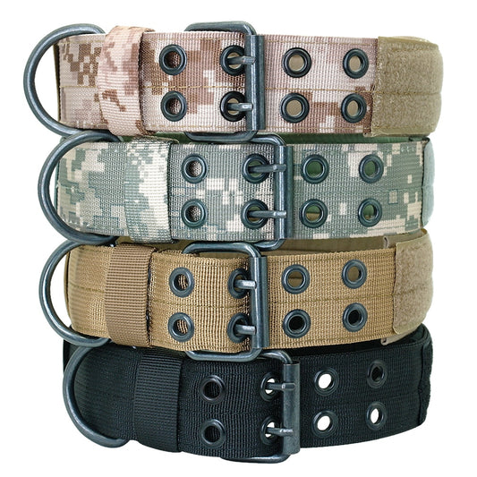 Collar militar ancho de nailon para perro. Collar táctico para perro, perro grande K9. - Mascotalux