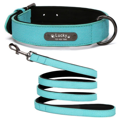 Collar de perros de piel sintética personalizado, 8 colores, productos para mascotas.