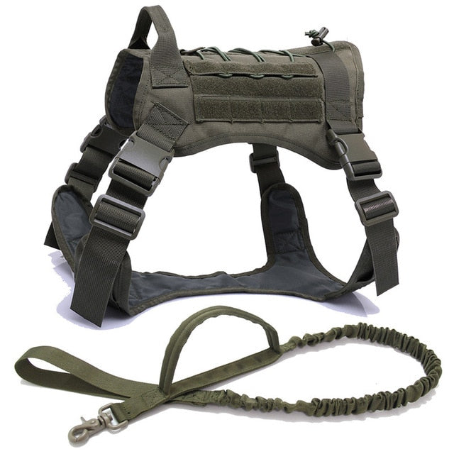 Arnés para perros táctico militar Clip frontal  K9 Chaleco duradero para perros. - Mascotalux