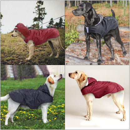 Para mascotas perro impermeable. Perro grande ropa de abrigo al aire libre.  Perros grandes 3XL-5XL