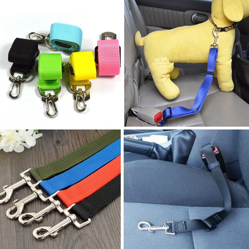 Mascota perro gato cinturón de seguridad de coche para accesorios productos animales arnés ajustable correa de plomo pequeño mediano clip de viaje. - Mascotalux