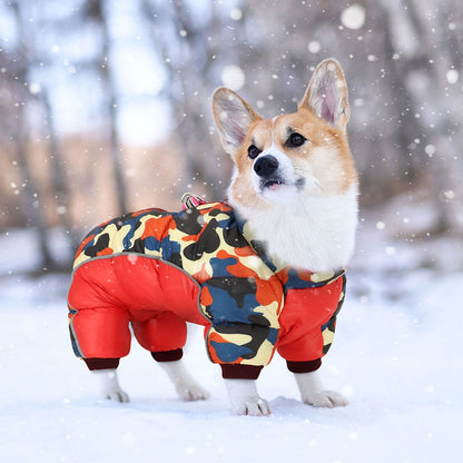 Ropa de perro de invierno de algodón. Gruesa chaqueta sudadera impermeable, Chihuahua, Bulldog Francés