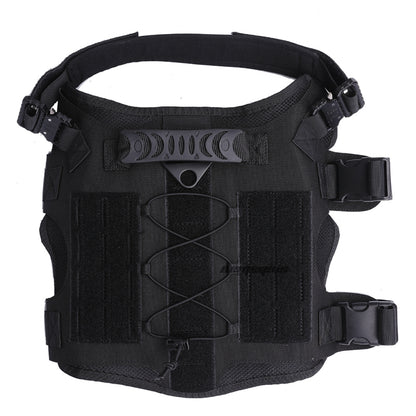 Chaleco táctico de nailon para perros, chaleco militar de caza y tiro para perros, chaleco Molle de entrenamiento Airsoft