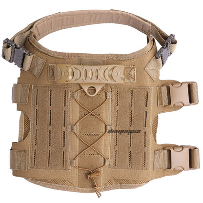 Chaleco táctico de nailon para perros, chaleco militar de caza y tiro para perros, chaleco Molle de entrenamiento Airsoft