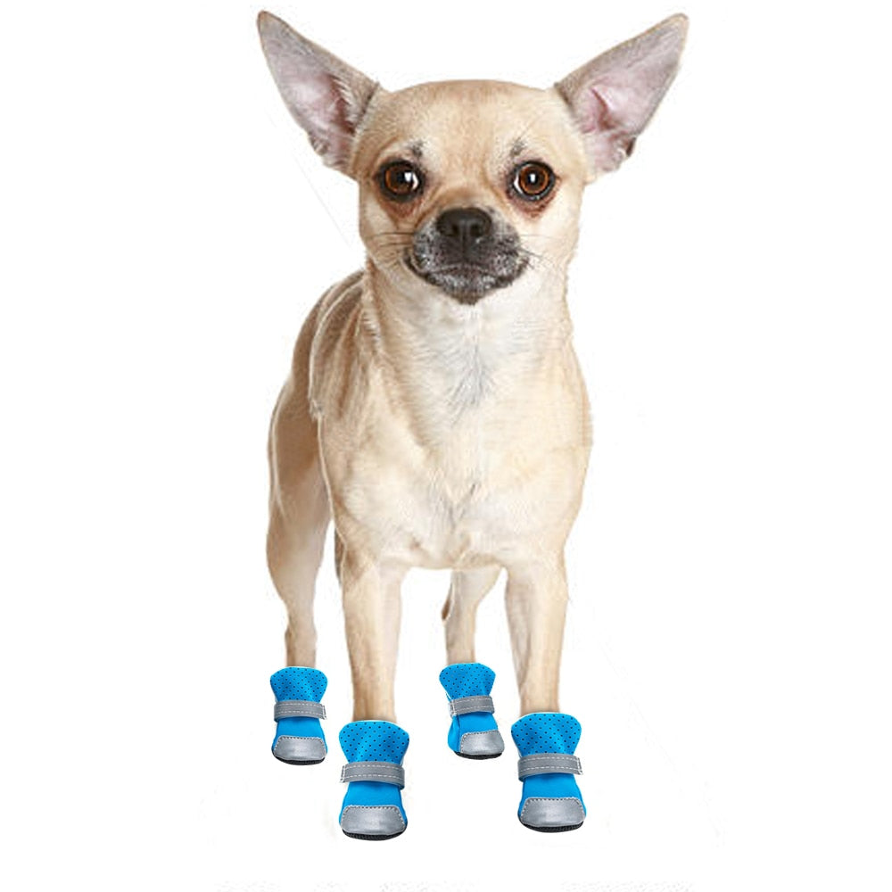 Zapatos impermeables para perros, calzado cálido para mascotas, calcetines reflectantes antideslizantes. Chihuahua, Invierno.